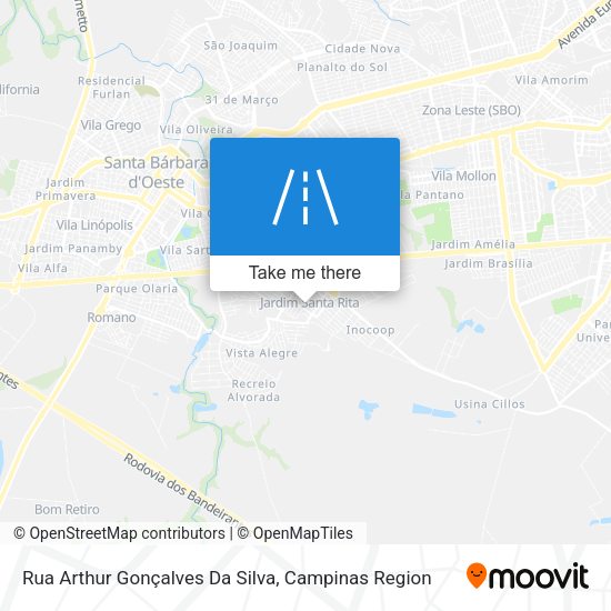 Rua Arthur Gonçalves Da Silva map