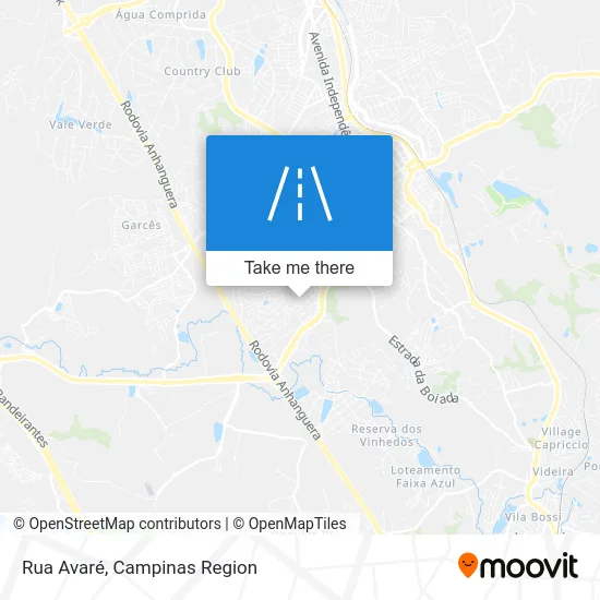 Rua Avaré map