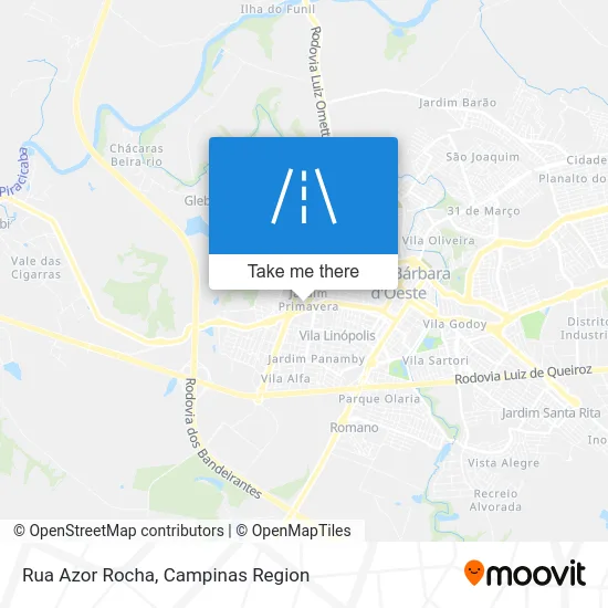 Rua Azor Rocha map