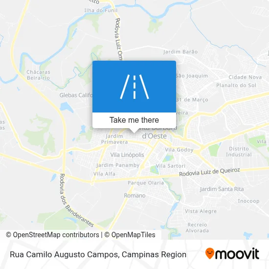 Rua Camilo Augusto Campos map