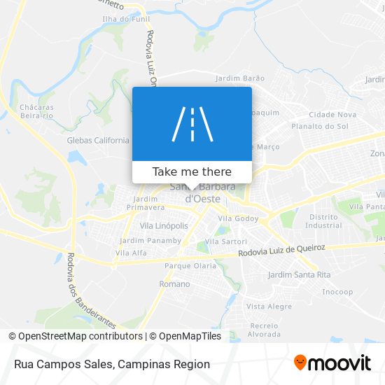 Rua Campos Sales map