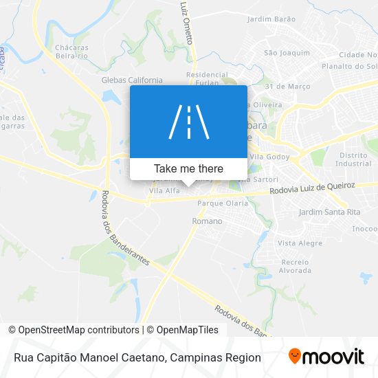Rua Capitão Manoel Caetano map