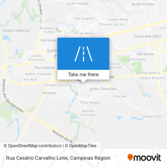 Rua Cesário Carvalho Leite map