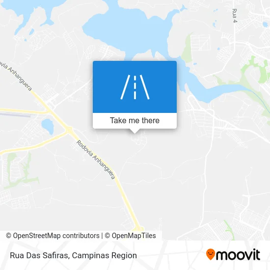 Rua Das Safiras map