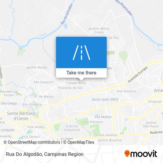 Rua Do Algodão map