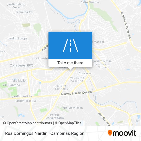 Rua Domingos Nardini map