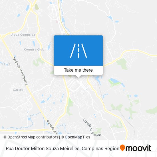 Rua Doutor Milton Souza Meirelles map