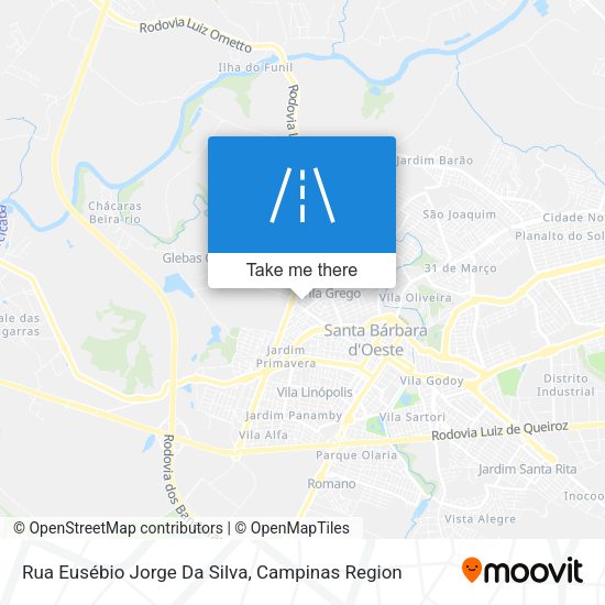 Rua Eusébio Jorge Da Silva map