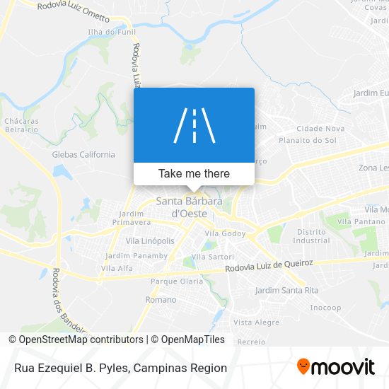 Rua Ezequiel B. Pyles map