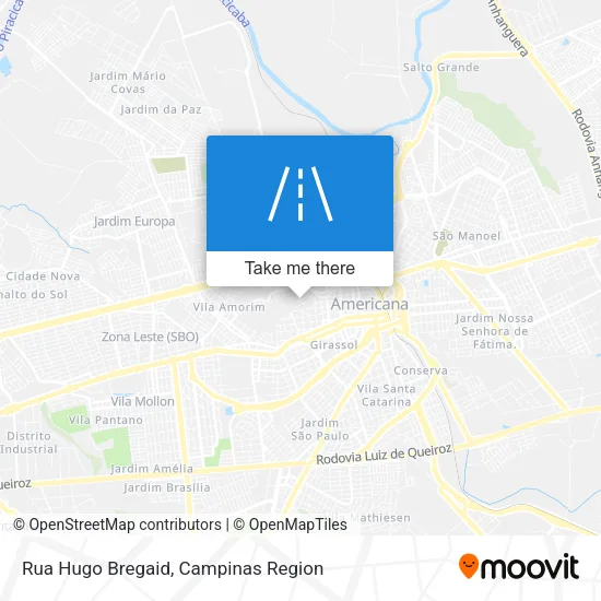 Rua Hugo Bregaid map