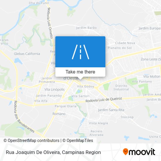 Rua Joaquim De Oliveira map