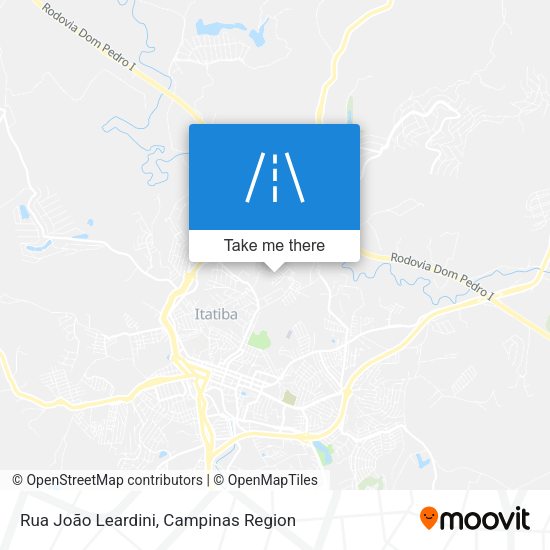 Rua João Leardini map