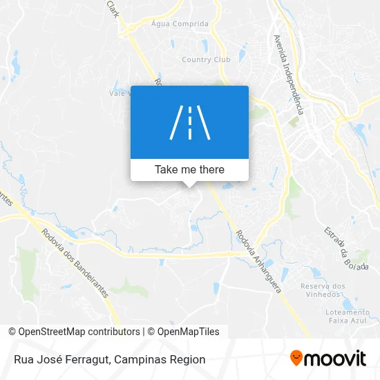 Rua José Ferragut map