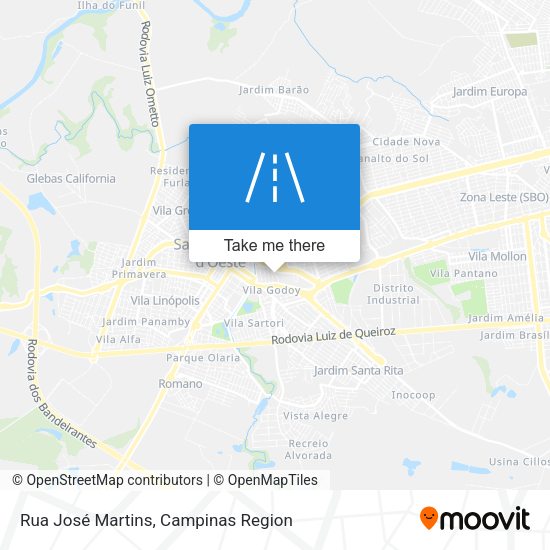 Rua José Martins map