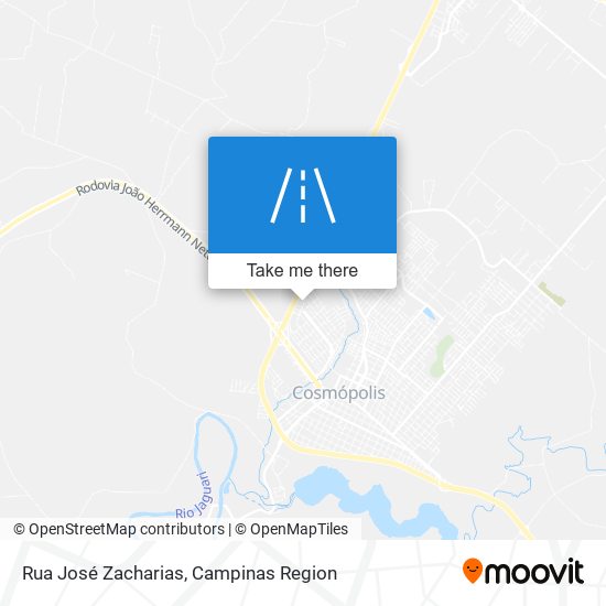 Rua José Zacharias map