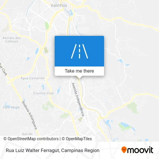 Rua Luiz Walter Ferragut map