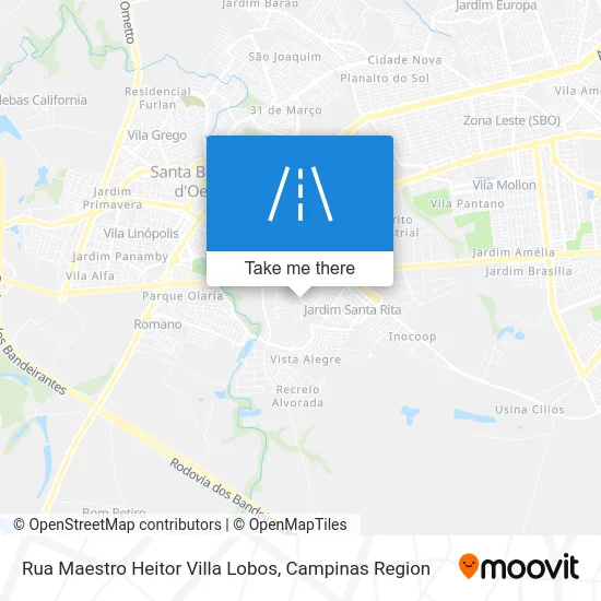 Rua Maestro Heitor Villa Lobos map