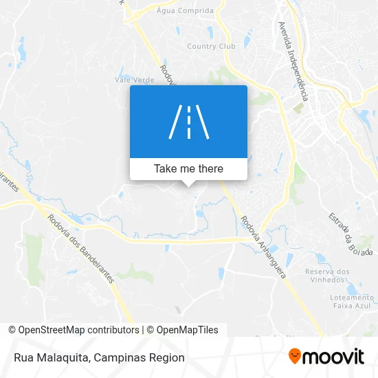 Rua Malaquita map