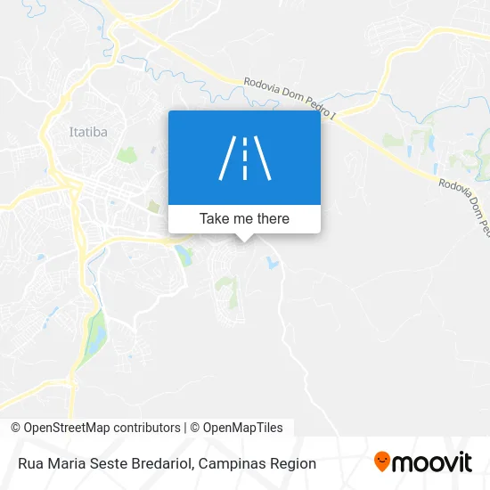 Rua Maria Seste Bredariol map