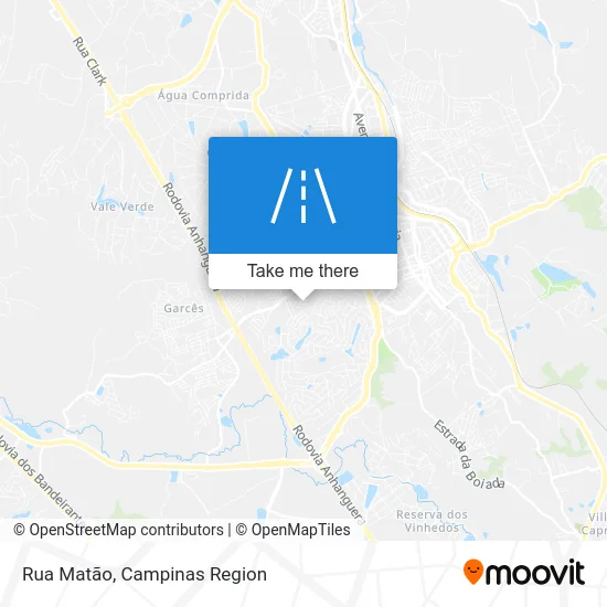 Rua Matão map