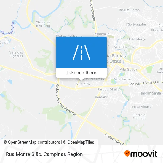Rua Monte Sião map