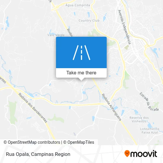 Rua Opala map