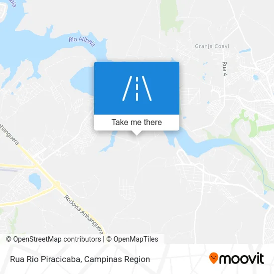 Rua Rio Piracicaba map