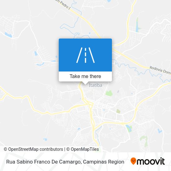 Rua Sabino Franco De Camargo map