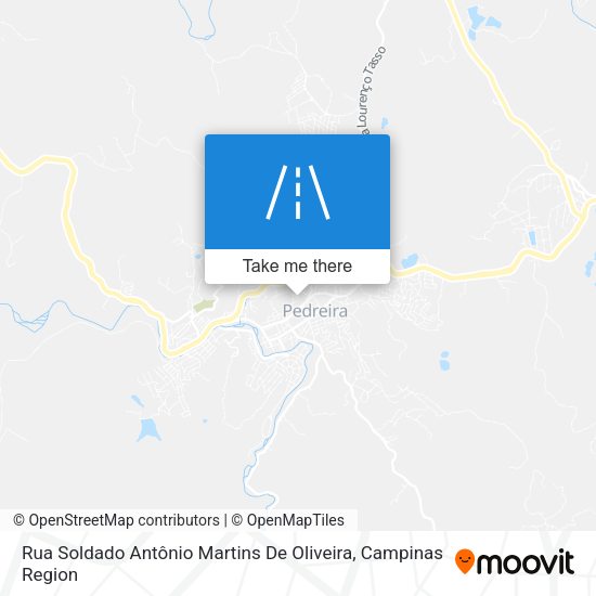 Rua Soldado Antônio Martins De Oliveira map