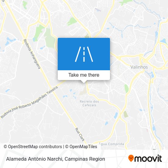 Alameda Antônio Narchi map