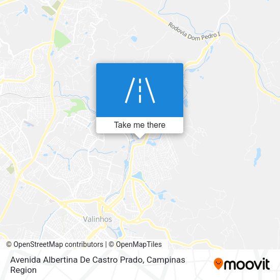 Avenida Albertina De Castro Prado map