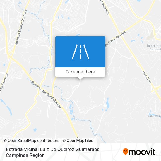 Estrada Vicinal Luiz De Queiroz Guimarães map
