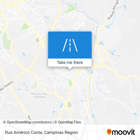 Rua Américo Conte map