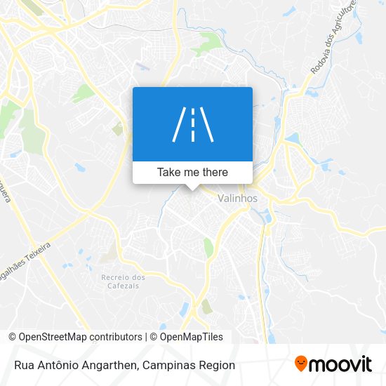 Rua Antônio Angarthen map