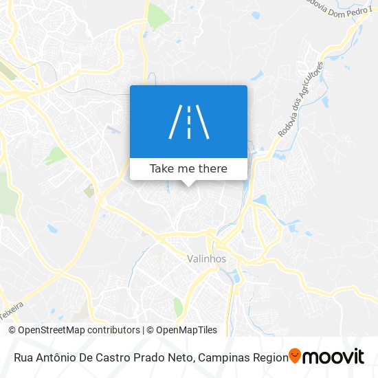 Rua Antônio De Castro Prado Neto map