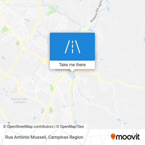 Rua Antônio Musseli map