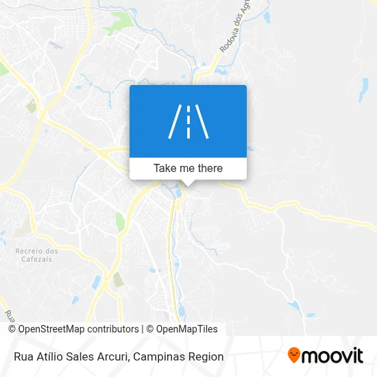 Rua Atílio Sales Arcuri map