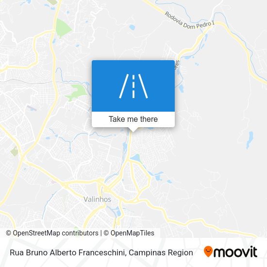 Rua Bruno Alberto Franceschini map