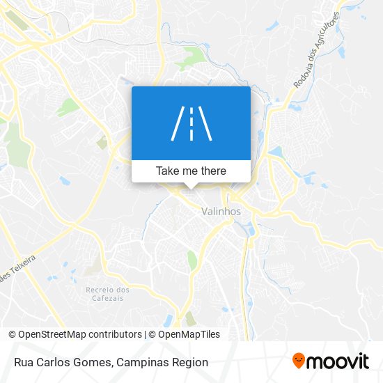 Mapa Rua Carlos Gomes