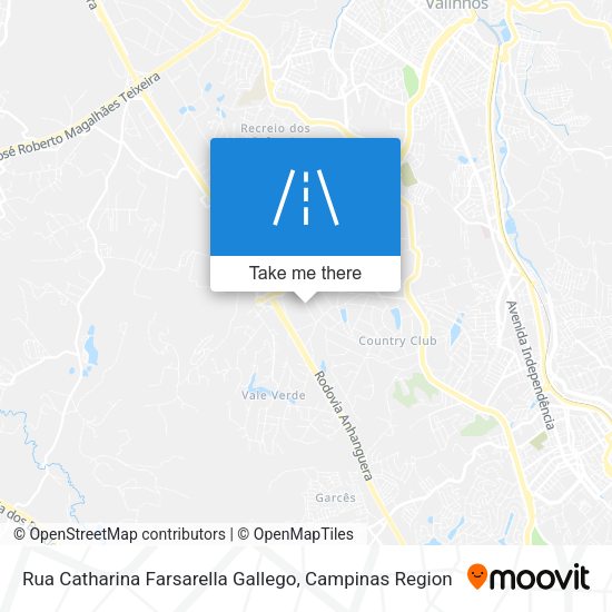 Rua Catharina Farsarella Gallego map