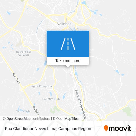 Rua Claudionor Neves Lima map