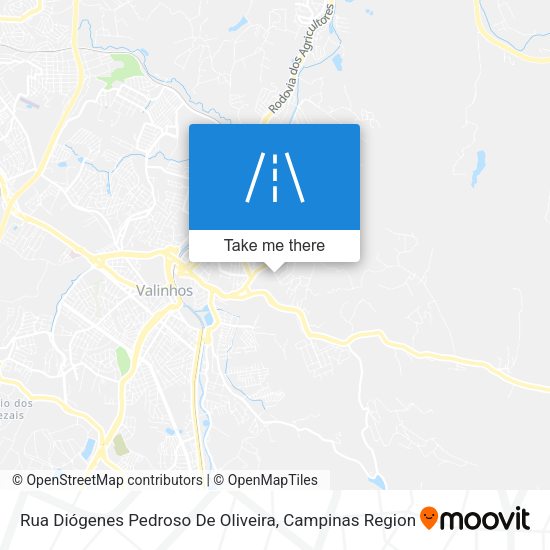 Rua Diógenes Pedroso De Oliveira map
