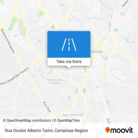 Rua Doutor Alberto Turini map