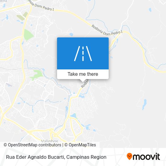 Rua Eder Agnaldo Bucarti map