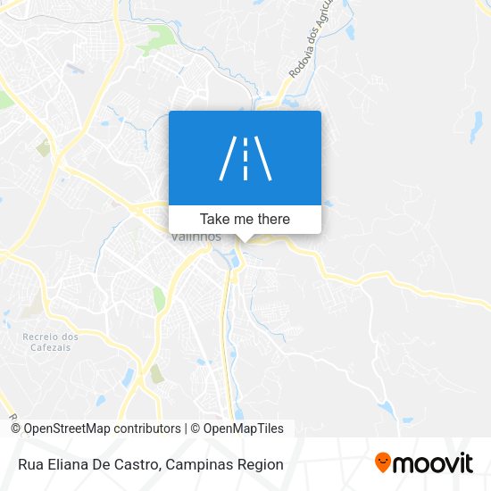 Rua Eliana De Castro map