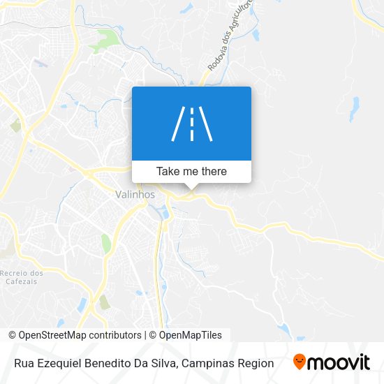 Rua Ezequiel Benedito Da Silva map