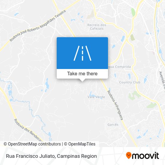 Rua Francisco Juliato map