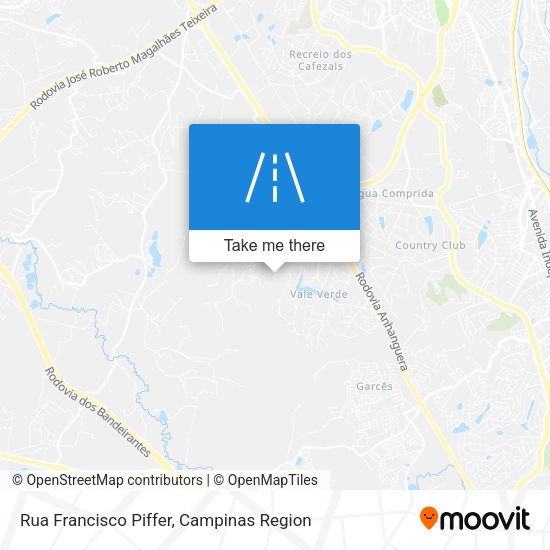Rua Francisco Piffer map