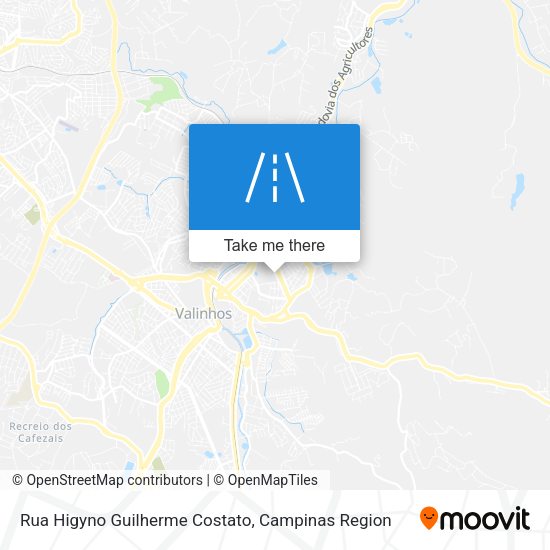 Rua Higyno Guilherme Costato map