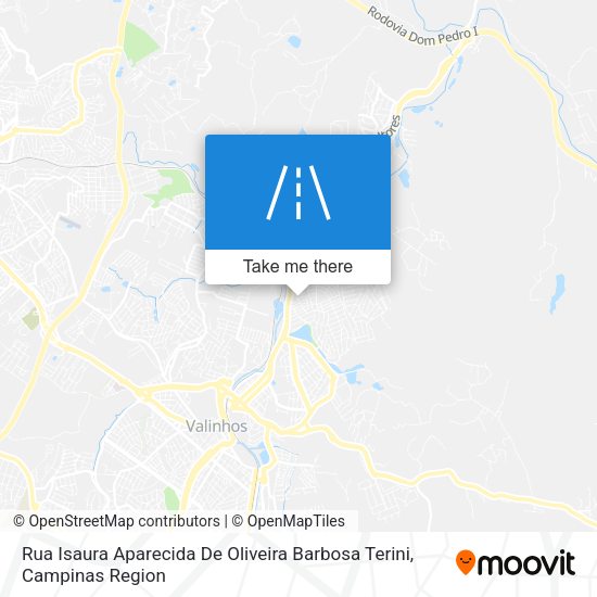 Rua Isaura Aparecida De Oliveira Barbosa Terini map